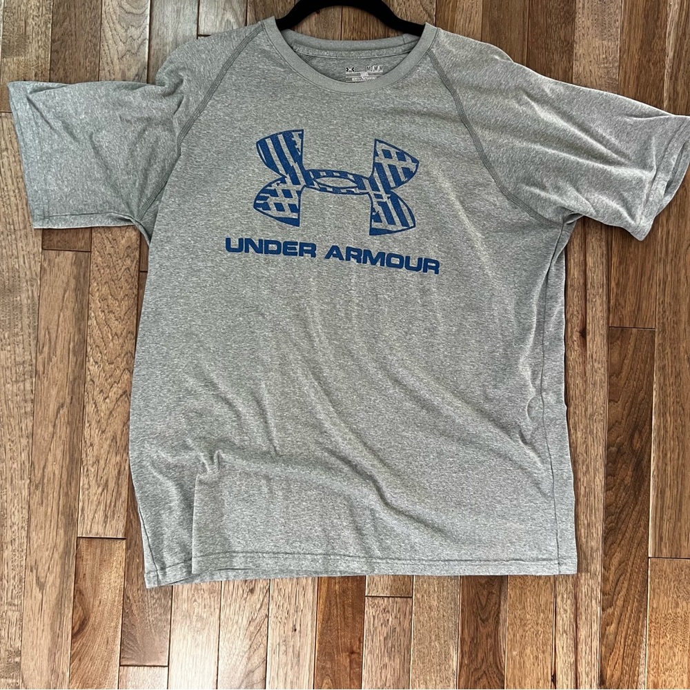 Under Armour Tee - Grey & Blue